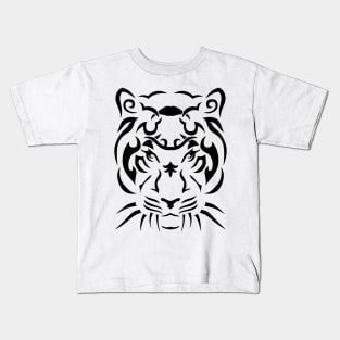 Tiger in tribal style Kids T-Shirt